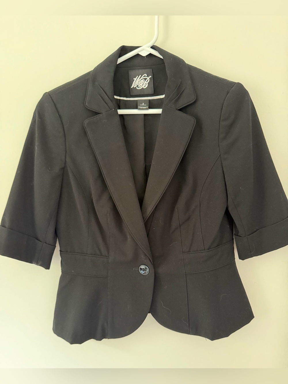 White House Black Market Cropped Tailored Blazer